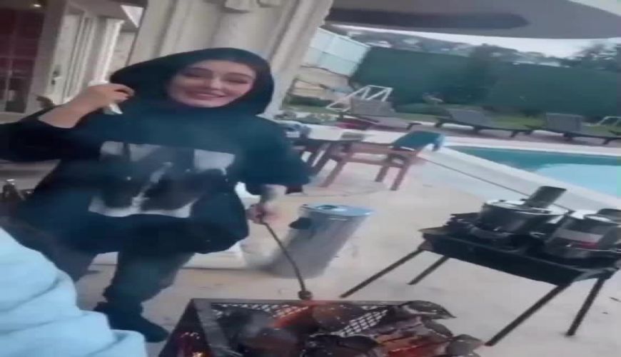 رونمایی سحر قریشی از خودش در ویلای امیر تتلو