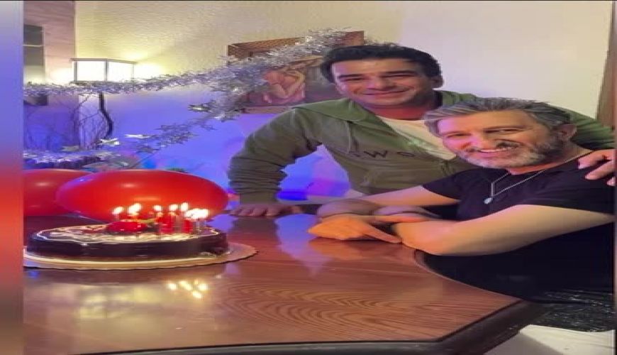  شوخی خنده‌دار یوسف تیموری با یوسف صیادی با کیک تولد