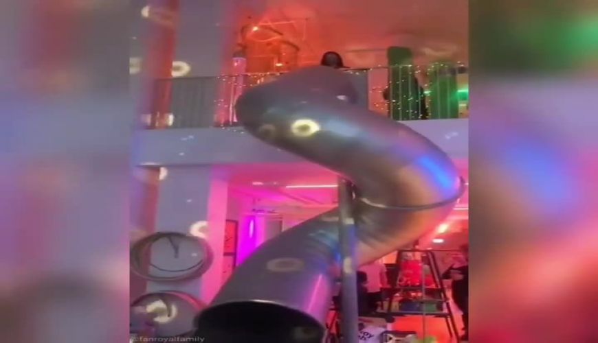 سرسره بازی کیت میدلتون در سفر به دانمارک دور از چشم ملکه