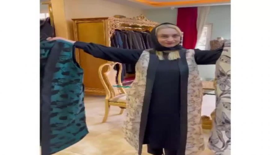 مریم کاویانی در بزرگترین مانتو فروشی توليدات داخلي تهران 