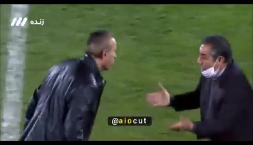 عصبانیت یحیی گل‌محمدی در اعتراض به گل استقلال