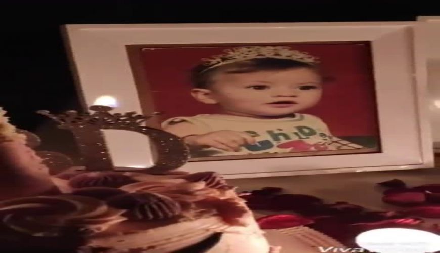 جشن تولد بهاری ساناز سعیدی بازیگر سریال از سرنوشت 