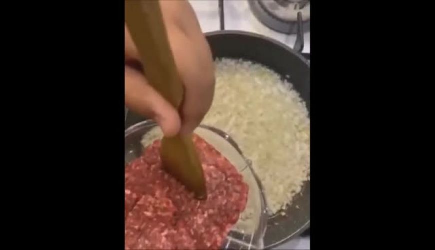 طرز تهیه لوبیا پلو خوشمزه به سبک یک پسر کلاس هفتم برای درس کار و فن آوری