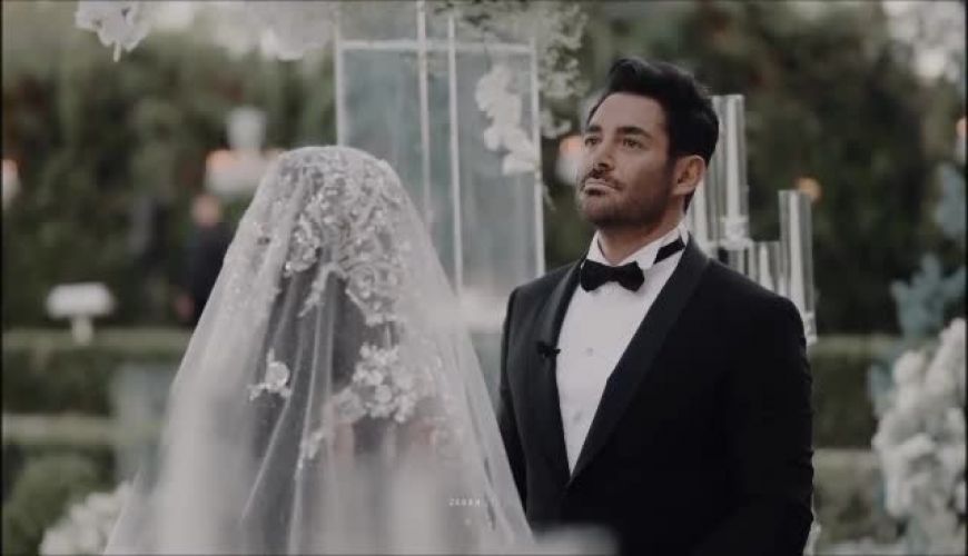 ویدیو رضا گلزار از خطبه عقدش در گران ترین عمارت تهران 