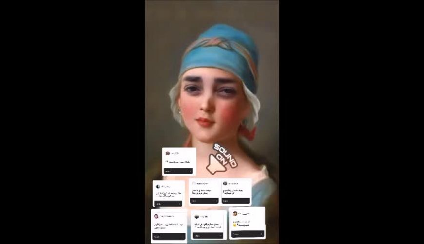  دلربایی ستاره سادات قطبی این بار با حرکات چشم و ابرو دل طرفدارانش را برد