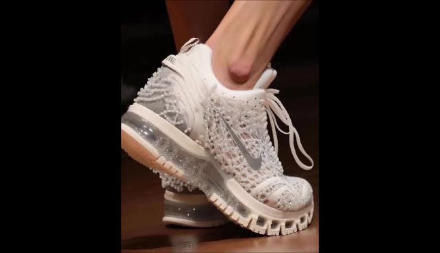 کفش های اسپورت لاکچری و گران قیمت برای عروس خانم ها بدون پاشنه و راحت