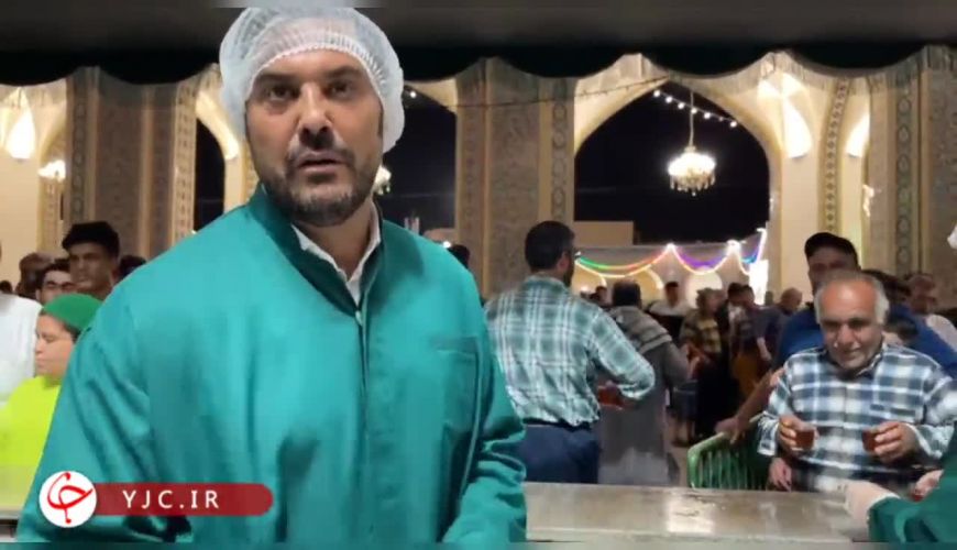 پذیرایی نیما نکیسا از زائران امام رضا(ع)