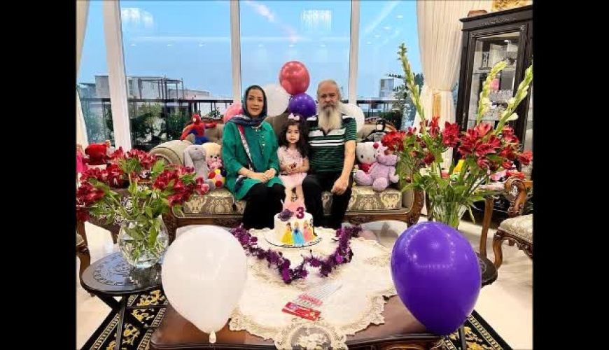 خانه ساده  سارا صوفیانی برای جشن تولد دختر 3 ساله اش ساحل
