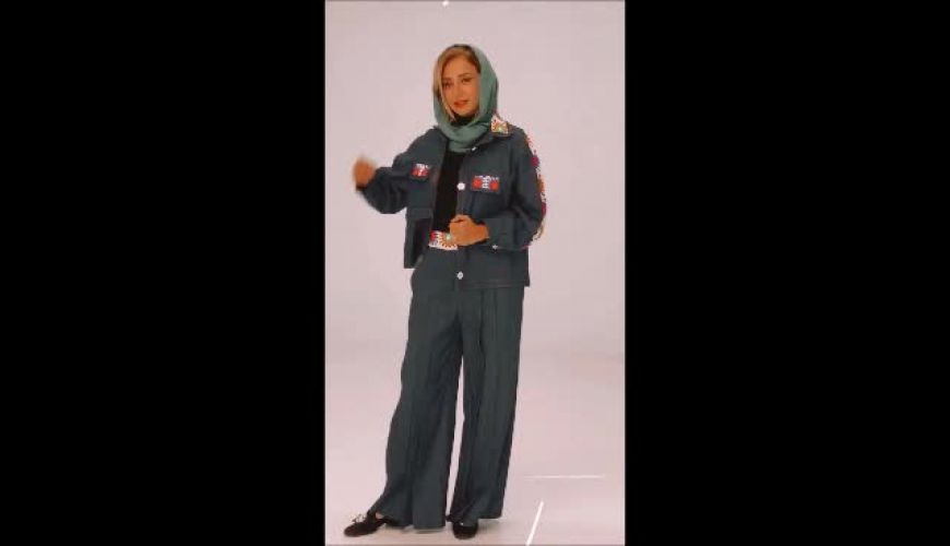 شبنم قلی خانی با کت و شلوار کاملا متفاوت و گلدوزی شده همه را غافل گیر کرد!