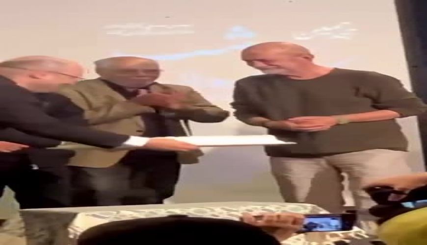 آخرین تصاویر از آتیلا پسیانی قبل فوتش و پس از بیماری در مراسم نکوداشت