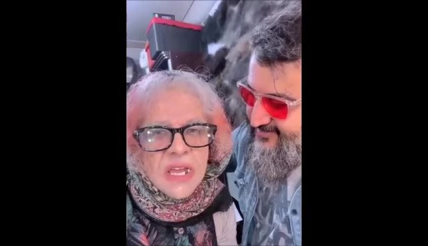 «مجتبی شفیعی» بازیگر و بلاگر معروف قبل و بعد گریم پیرزن برنامه چیدمانه 