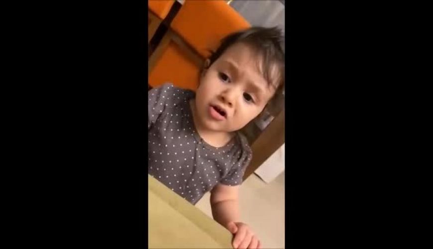 ویدیو شاد همسر مهران غفوریان از دختر بامزه اش در روز جهانی کودک