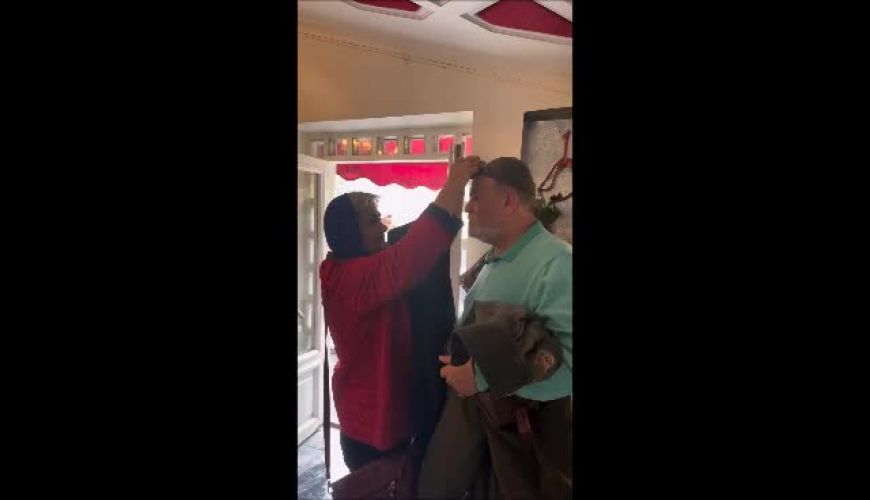 ویدیو سپیده خداوردی از سالگرد ازدواج پدر و مادرش در مکانی زیبا