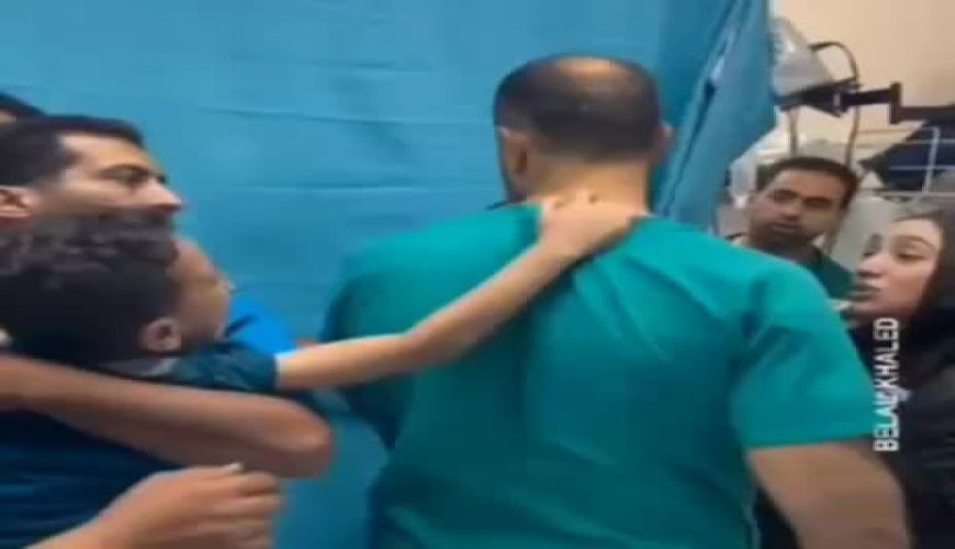 ویدیویی از یک پزشک فلسطینی که طی ساعات اخیر میلیون‌ها بار دیده شد