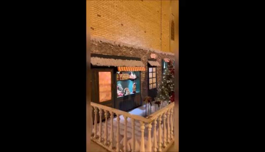 جشن کریسمس مریم کاویانی با تزئینات شیک و خاص در اصفهان