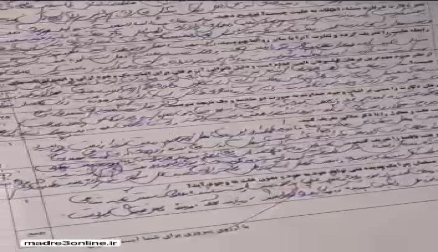 دست خط باور نکردنی یک دانش آموز در برگه امتحانی که پر بازدید شد 