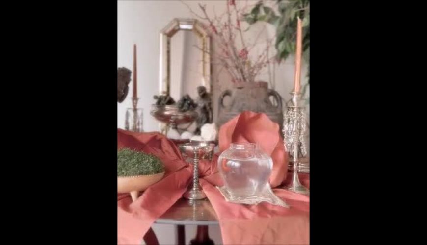 سفره هفت سین لاکچری و باکلاس ساره بیات در خانه اش / مثل همیشه خاص و بی نظیر