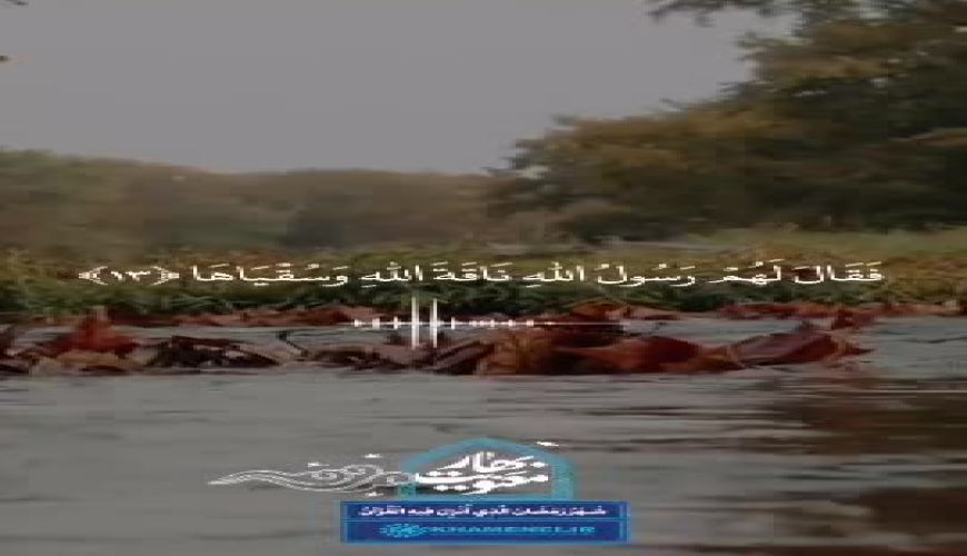  تلاوت ناب و بی نظیر سوره شمس توسط آیت‌الله خامنه‌ای در ماه مبارک رمضان 