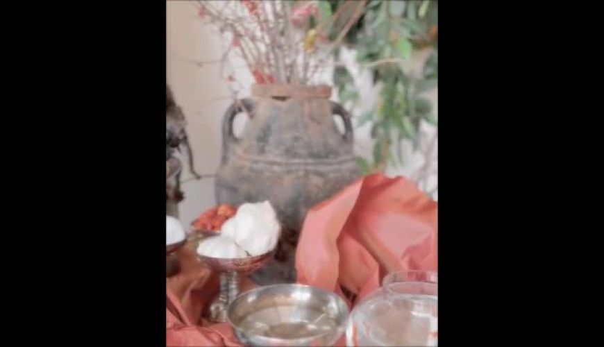 سفره هفت سین فوق العاده مجلل  اما دلچسب خانه پدری ساره بیات / ماشاالله به این همه هنر