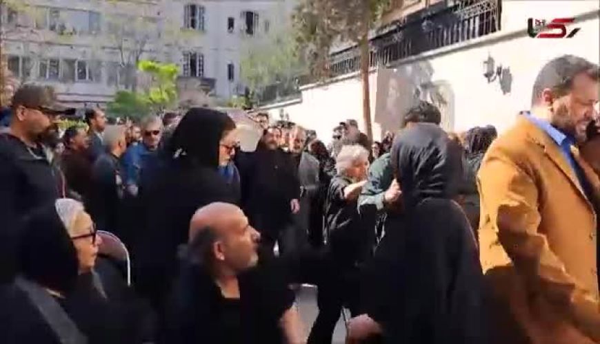 مراسم تشییع و خاکسپاری رضا داوود نژاد 