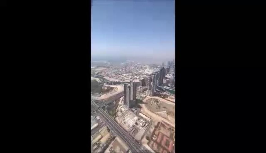 تفریح لاکچری رضا گلزار با هلیکوپتر بر فراز شهر دبی/ ادامه خوشگدرونی های دوران مجردی