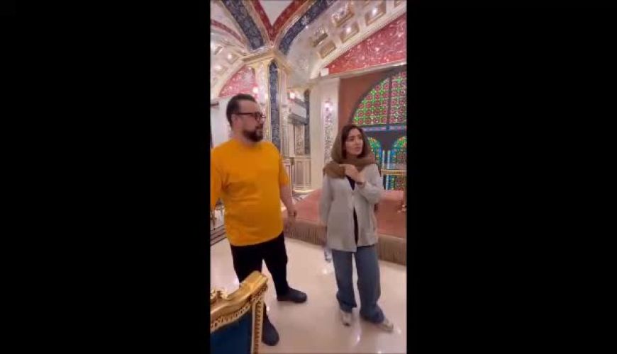 اولین سفر دو نفره مونا کرمی و سپند امیرسلیمانی / عاشقانه‌ای در پابوسی امام رضا (ع)