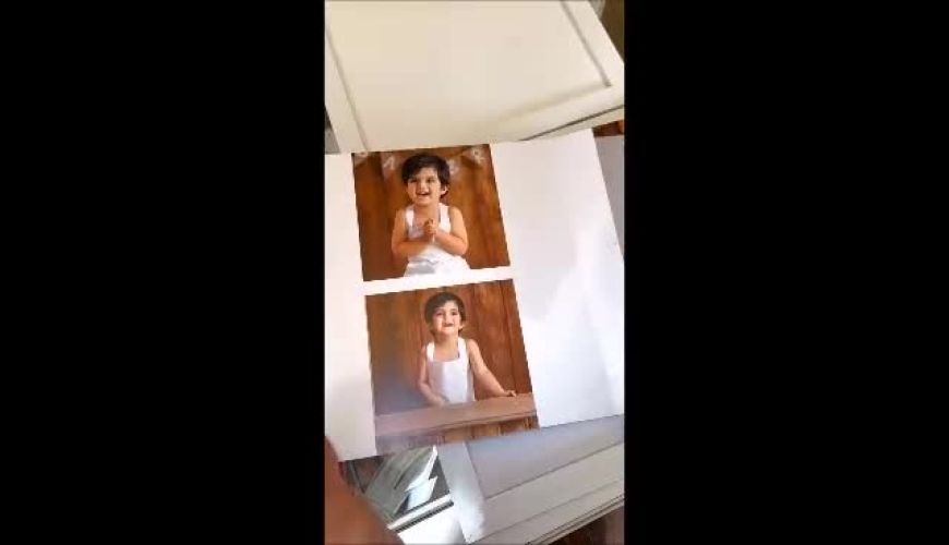 سورپرایز تولد علیرام نورایی با تحویل آلبوم عکس های پسرش / ژست های پسرش تو عکس ها چقد جذاب و بامزه اس