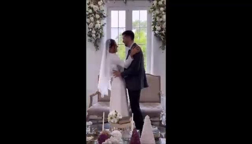 تزیینات بی نظیر ایرانی پسند سفره عقد و عروسی عرفان اکبری با آینه شمعدان نقره /  دیزاین خاص کیک جشن عقد برای یک شب رویایی