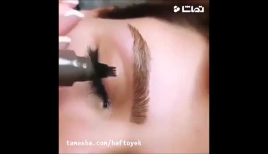 روش استفاده از مداد هاشور برای ارایش ابرو