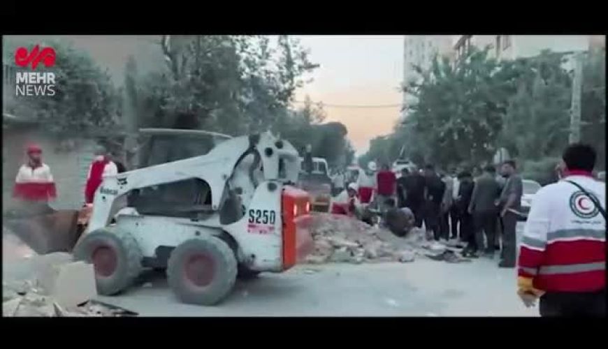 تصاویر نفسگیر از لحظه زنده پیدا شدن مجروحان حملات اسرائیل