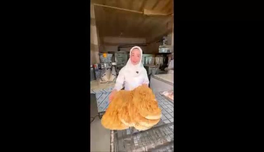 ابتکار شگفت‌انگیز دختر ۱۸ ساله گیلانی در نانوایی پدرش