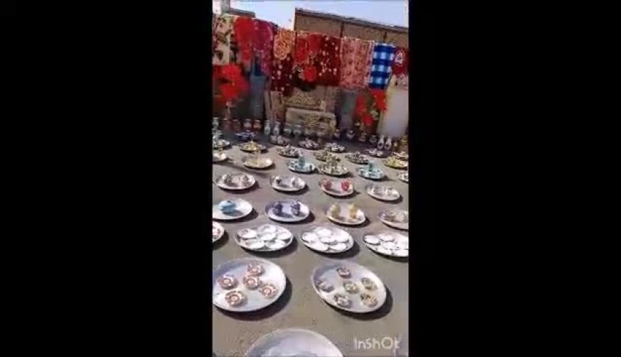 رونمایی عجیب از جهیزیه یک دختر سبزواری در کوچه!