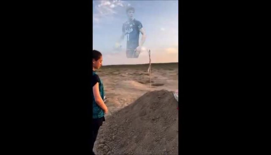 صابر کاظمی در روستای زادگاهش آق‌قلا به خاک سپرده شد