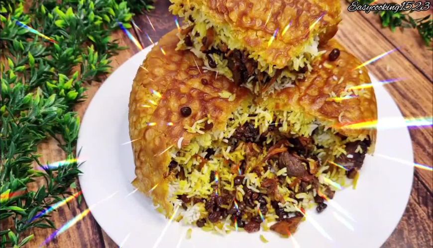 طرز تهیه شاه پلو آذری خوشمزه ترین پلو مخلوط ایرانی : غذای ایرانی : غذای سنتی