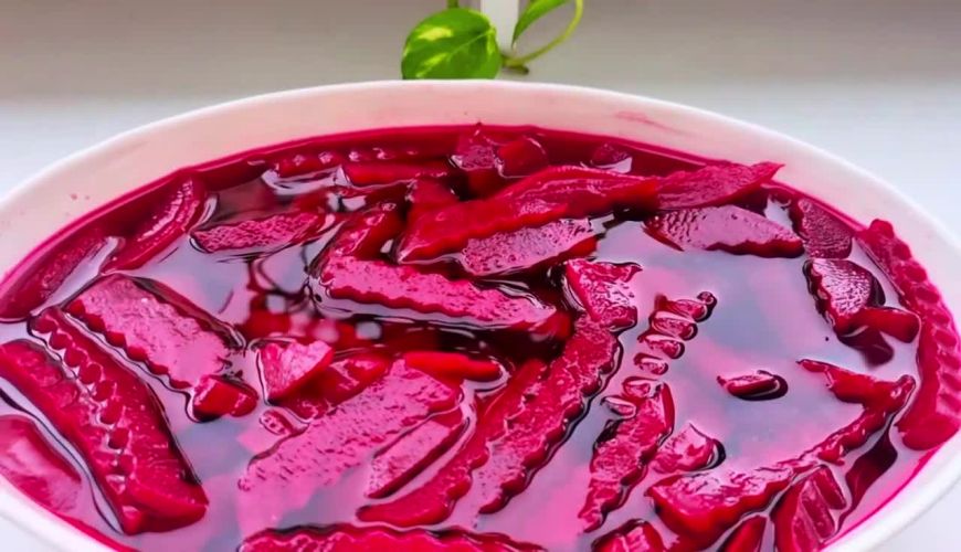 طرز تهیه ترشی لبو / ترشی لبو / یه ترشی جذاب و خوشرنگ بی نهایت خوشمزه