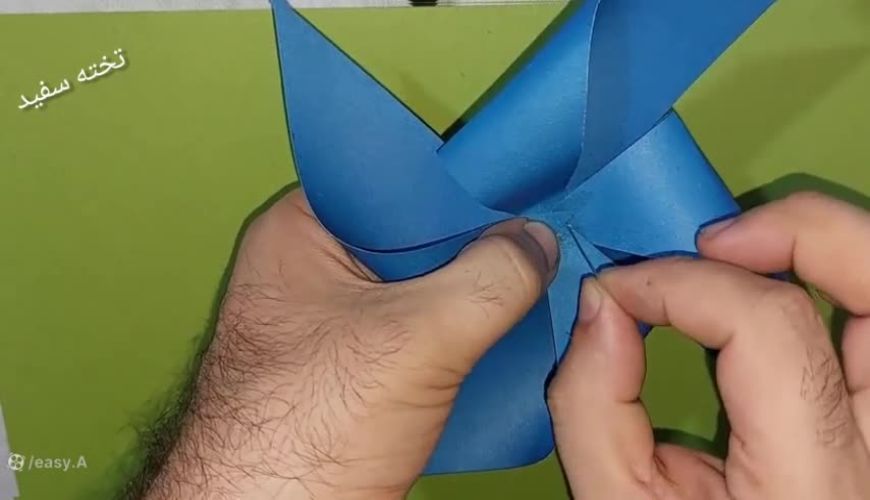 آموزش ساخت فرفره کاغذی / فرفره کاغذی علوم دوم