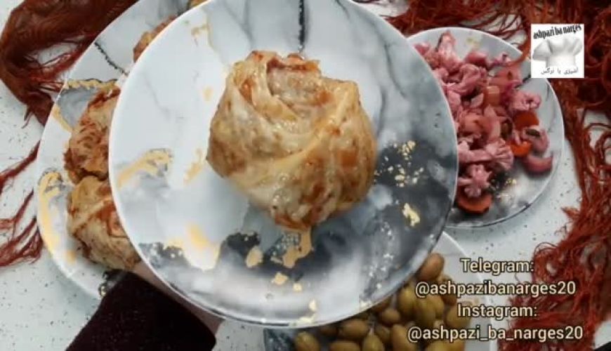 طرز تهیه دلمه کلم برگ