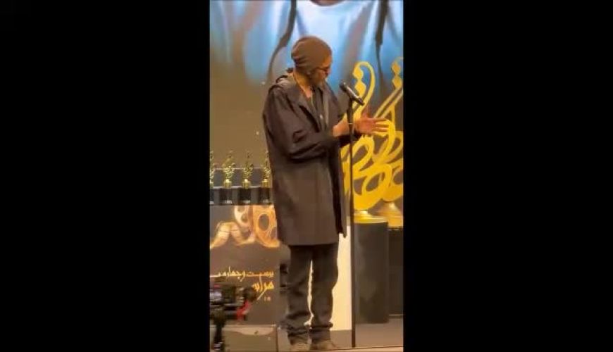 تشویق شدید بابک حمیدیان در جشن حافظ