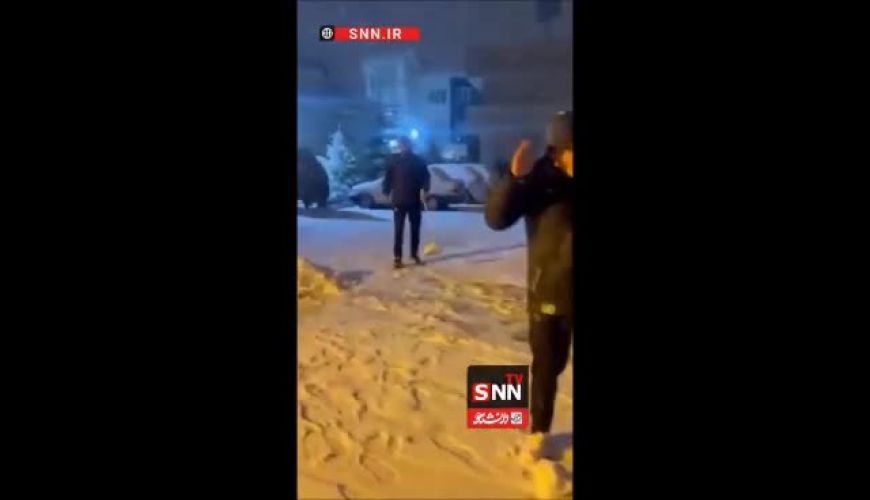 لحظات دیدنی بیرانوند از ساخت آدم‌برفی بازیکنان تراکتور