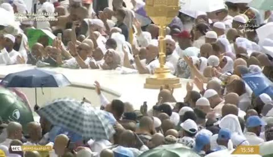 دیشب مسجدالحرام بارانی شد