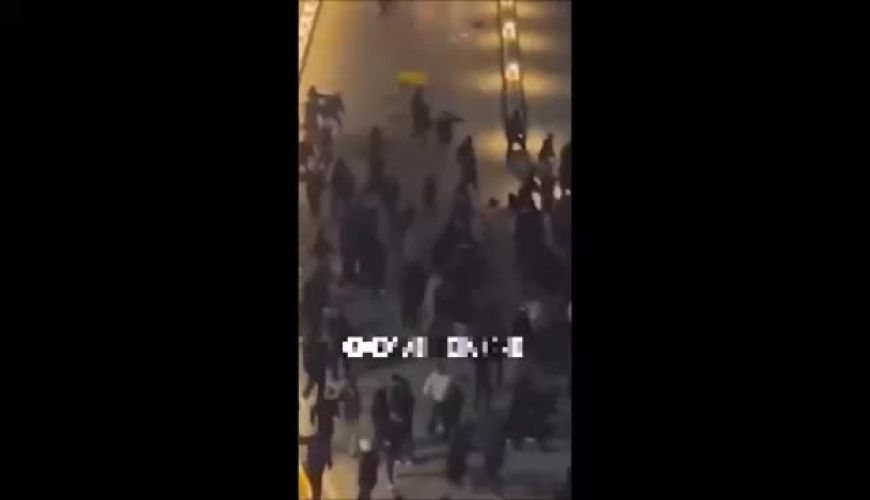 واکنش به زیر گرفتن مردم با خودروی ضدشورش در اردبیل