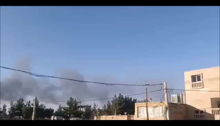 دیده شدن دود سیاه از سمت شاهین شهر اصفهان