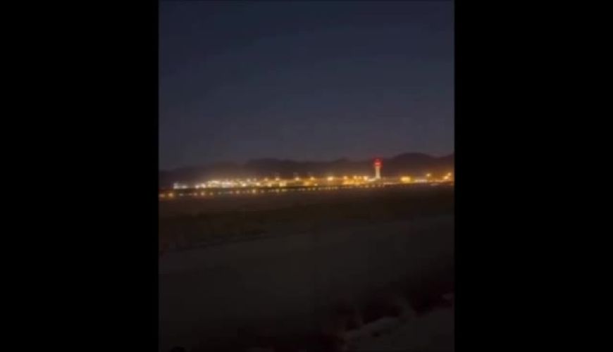  لحظه اصابت یک موشک تازه و مرموز در حملات ایران