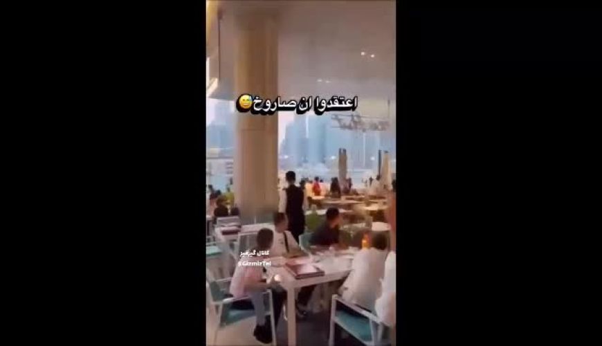 ویدیو دیدنی از یک رستوران در دبی هنگام افطار 