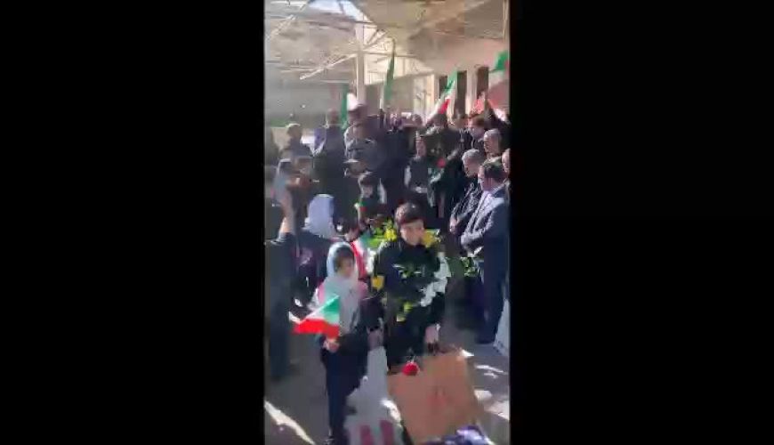 استقبال از کاروان تیم ملی فوتبال بانوان ایران 