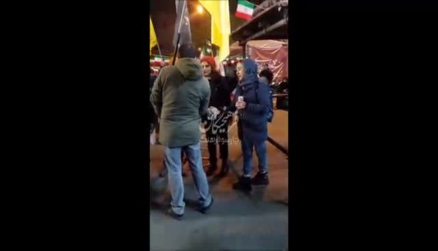 تصاویر حضور شبانه بازیگر سریال خط قرمز در خیابان‌