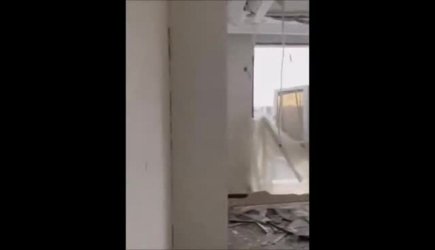 ویدئویی از خانه مارال فرجاد که در بمباران تخریب شد 