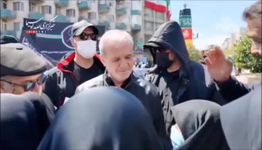 گپ و گفت صمیمی رئیس جمهور با مردم در حاشیه اربعین رهبر شهید انقلاب