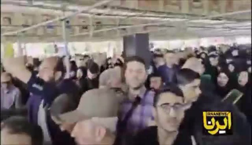 تشییع شهید کمال خرازی در بهشت زهرا 