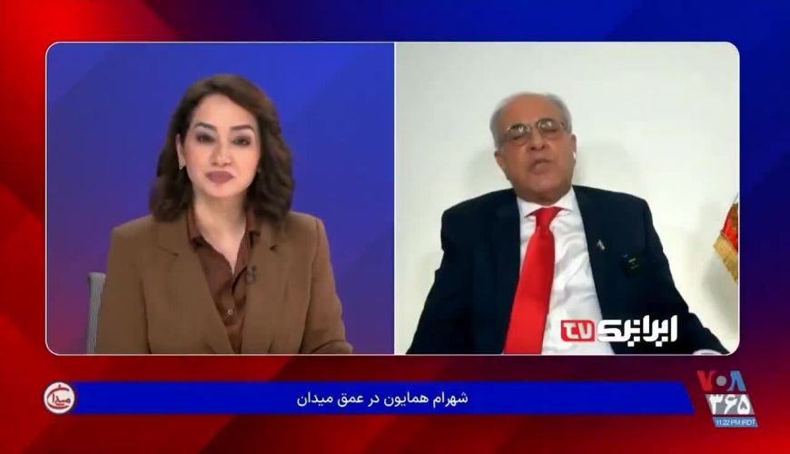 مهران مدیری با کراوات در صدای آمریکا! |‌ این ویدئو جنجالی را ببینید